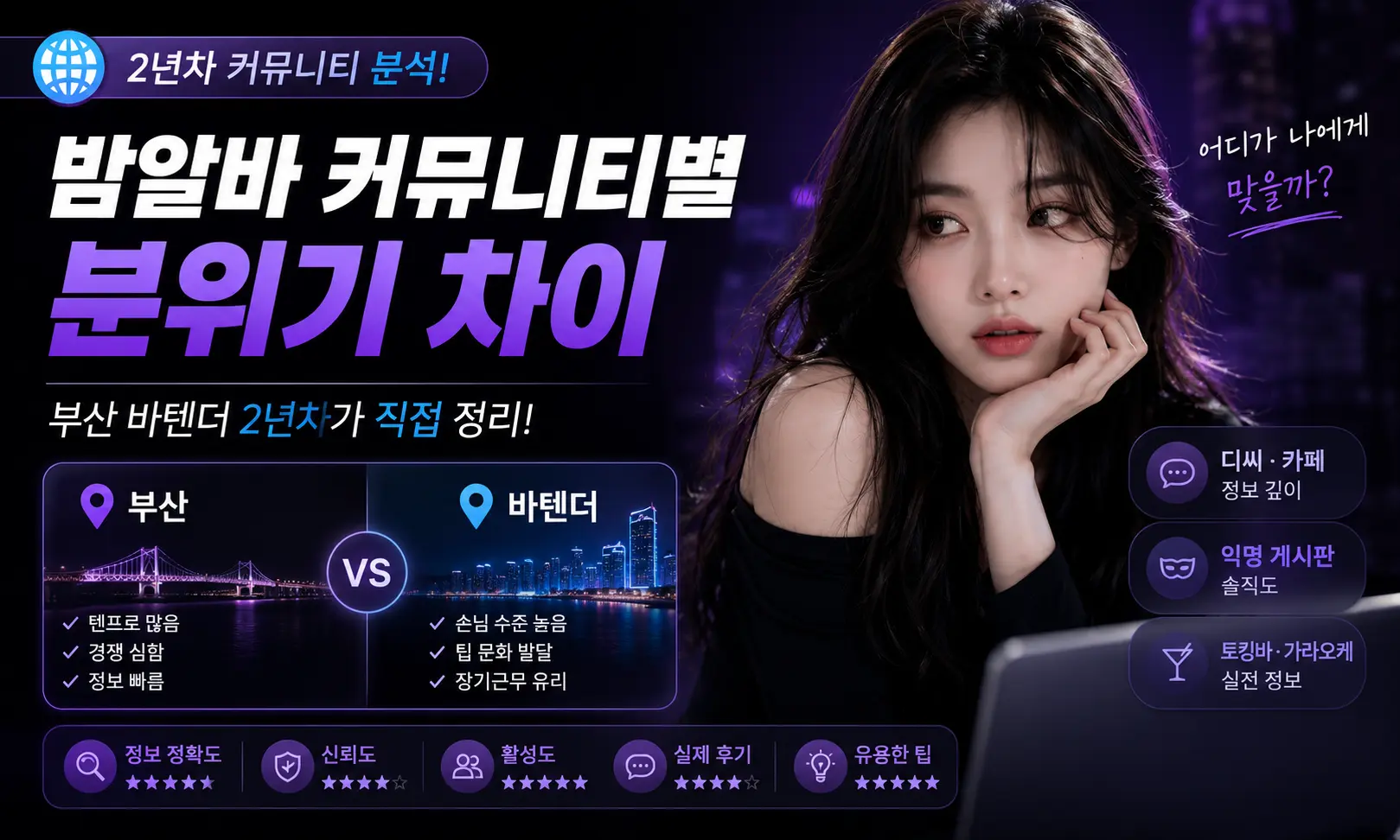 유흥알바·밤알바·여성알바 정보 미디어 | 밤마실 썸네일